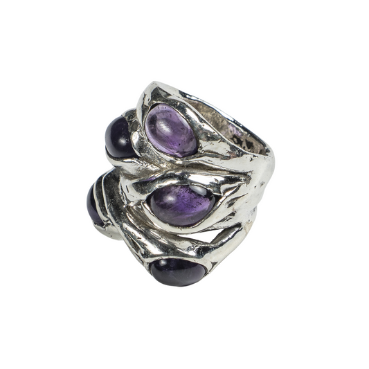 Amethyst Silver Ring