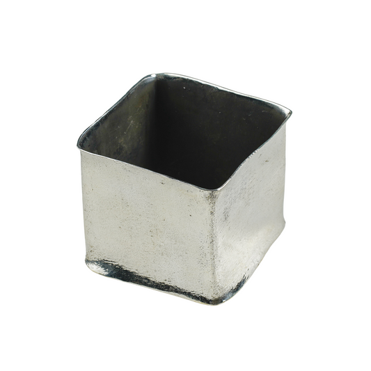 Square Tube Silver Cuff