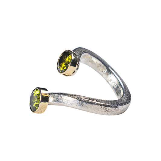 Two Peridot Ring