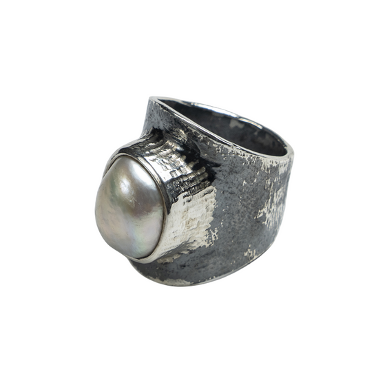 White Pearl Ring