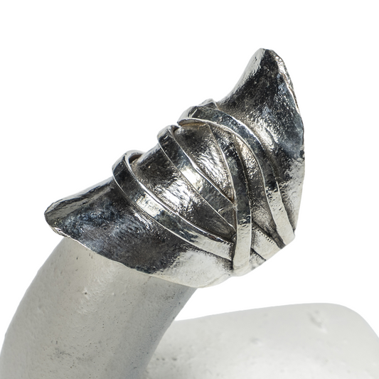 Silver Tube Ring