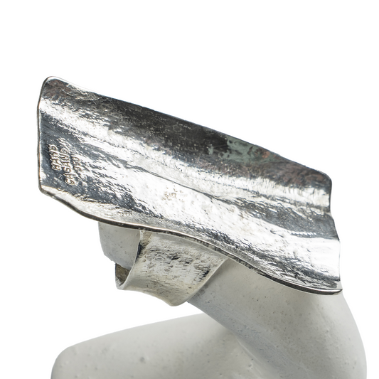 Flat Silver Ring
