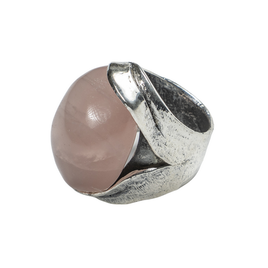 Wrapped Rose Quartz Ring