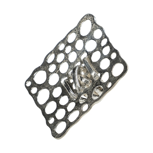 Tied & Punctured Flat Ring