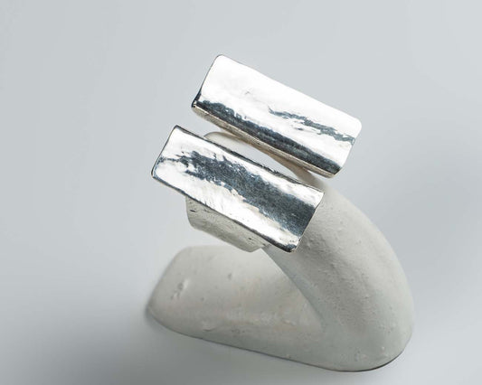 Folder Silver Sheet Ring