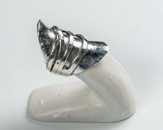 Silver Tube Ring