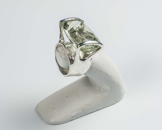 Green Amethyst Ring