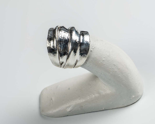 Folded Silver Ring