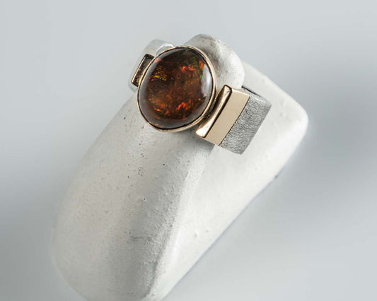Fire Opal Ring