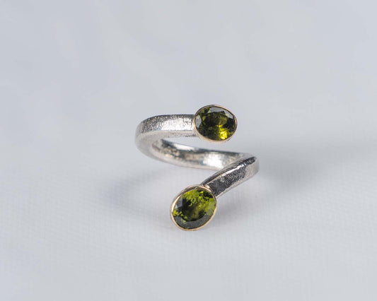 Two Peridot Ring