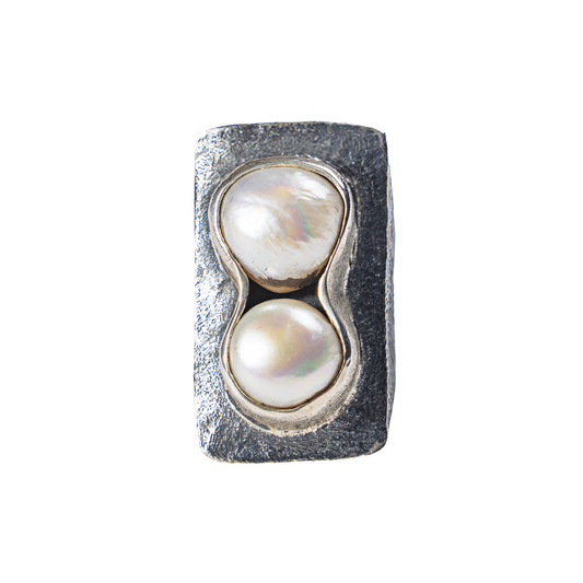 Paired Pearl Ring