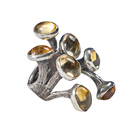 Silver & Citrine Ring