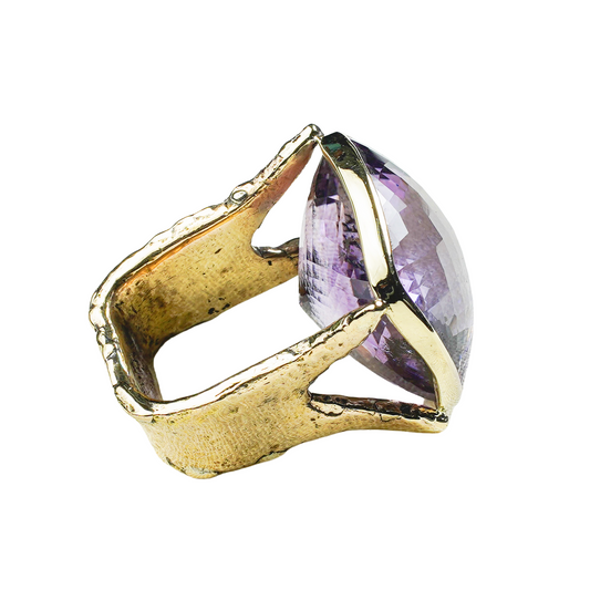 Indian Amethyst Ring