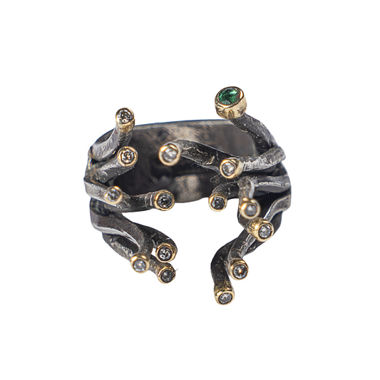 Emerald & Diamond Ring