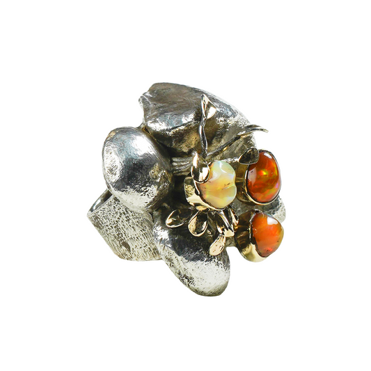 Three Opal Ring