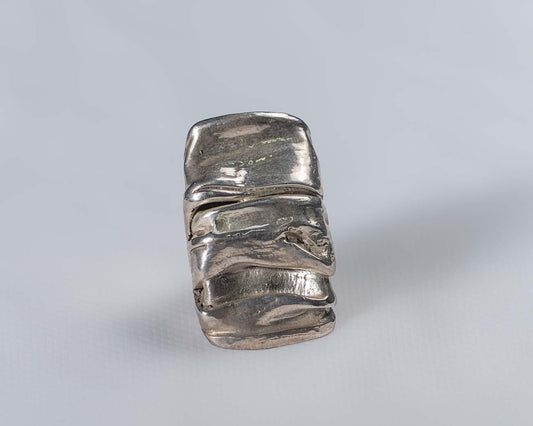 Draping Silver Ring